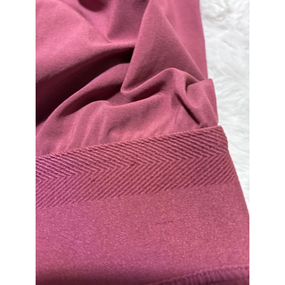 Athleta Women 12 Brooklyn Heights Sleeveless Jumpsuit Maroon Wide Leg Boho - Picture 6 of 10